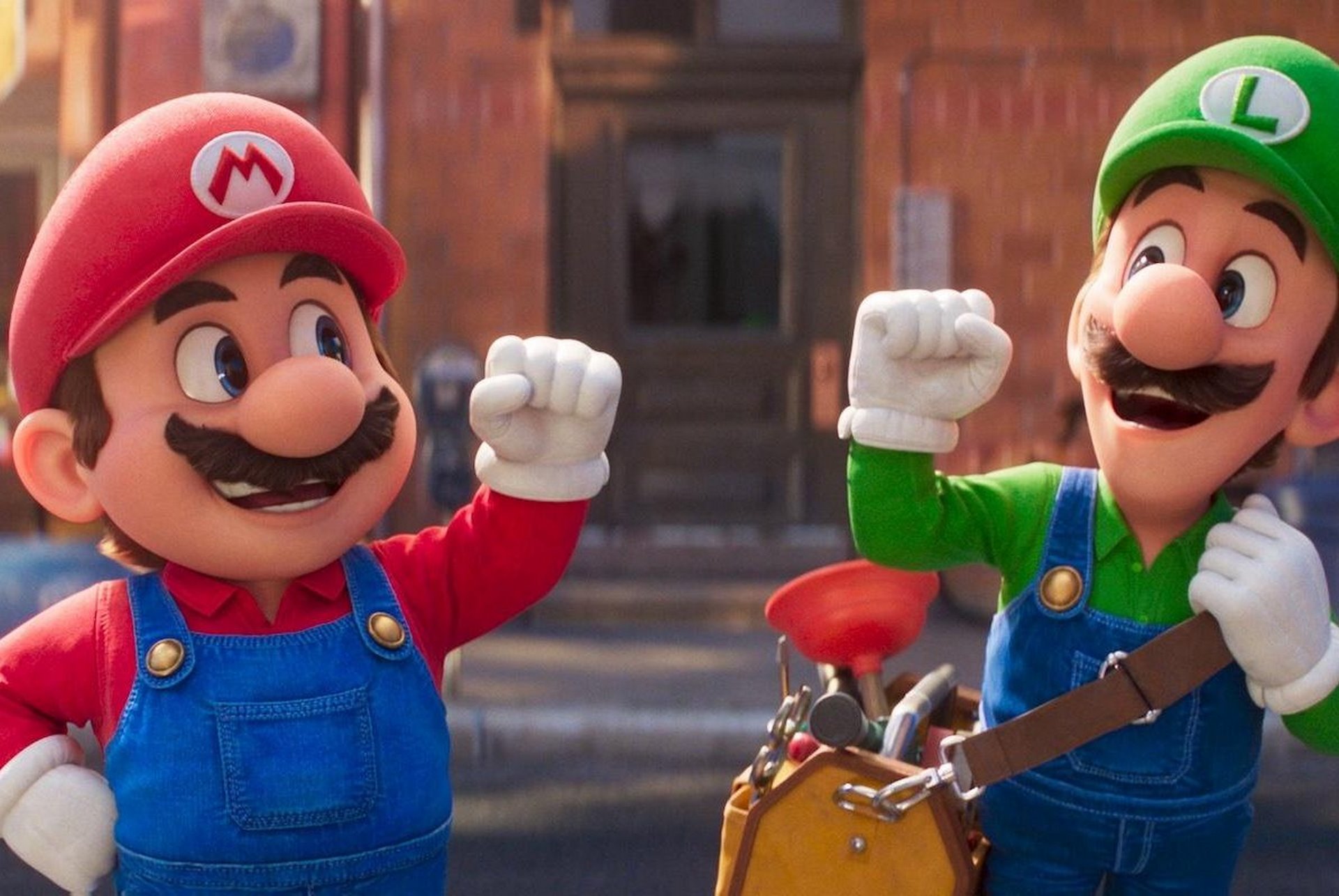ماریو  و لوئیجی در انیمیشن سوپر ماریو