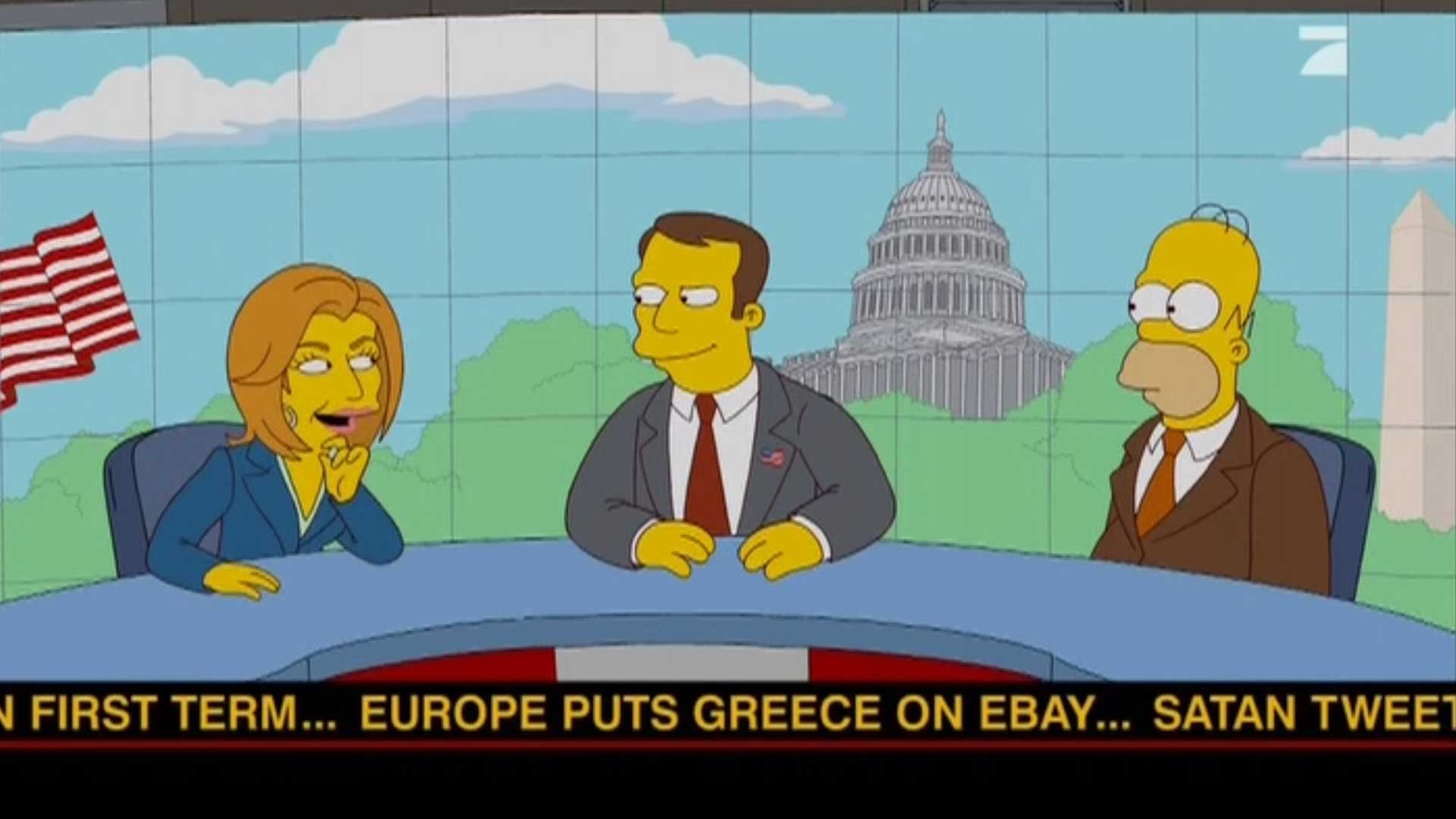 پیشبینی بحران مالی یونان در سریال سیمپسون ها