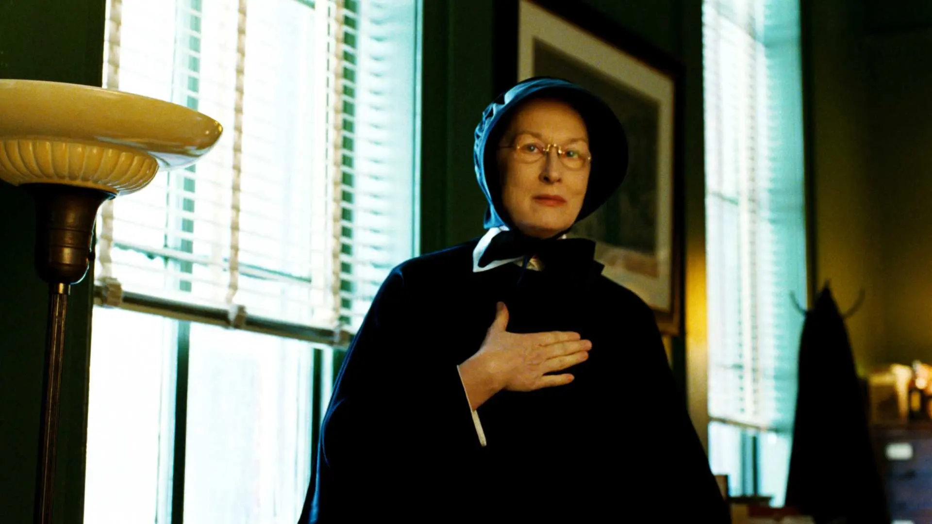 مریل استریپ در نقش یک راهبه در فیلم Doubt